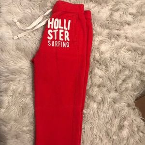 Hollister sweatpants.